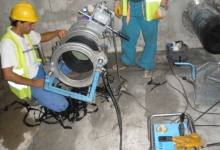 Монтаж ножов клапан